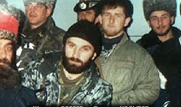 Kadyrov and Basayev - archive photo