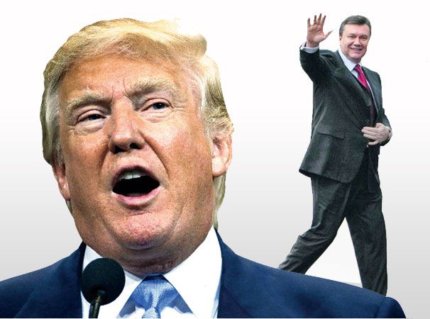 Yanukovych & Trump photo